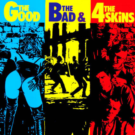 4 Skins "The Good, The Bad and The 4 Skins" LP Yellow